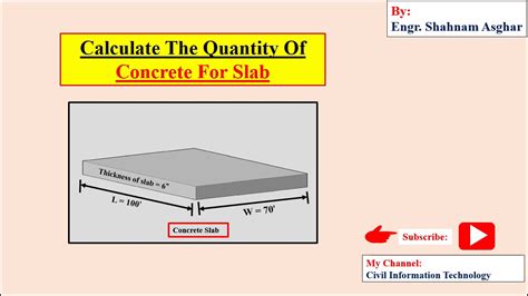 how to measure concrete slab thickness|concrete calculator by square feet.